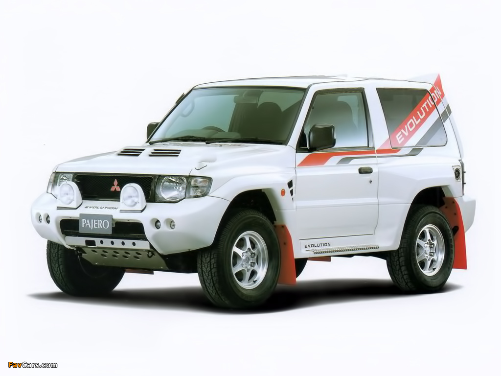 Mitsubishi Pajero Evolution (V55W) 1997–99 wallpapers (1024 x 768)