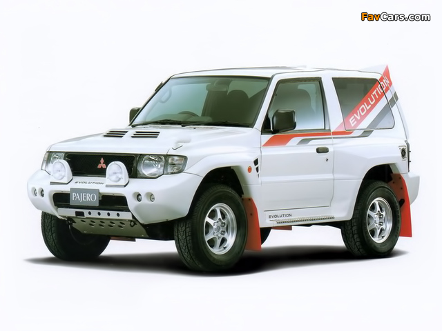 Mitsubishi Pajero Evolution (V55W) 1997–99 wallpapers (640 x 480)