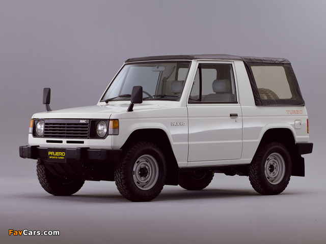 Mitsubishi Pajero Canvas Top (I) 1982–91 wallpapers (640 x 480)