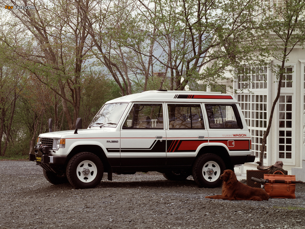 Mitsubishi Pajero Wagon High Roof (I) 1983–91 wallpapers (1024 x 768)