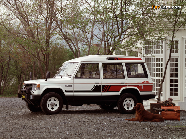 Mitsubishi Pajero Wagon High Roof (I) 1983–91 wallpapers (640 x 480)