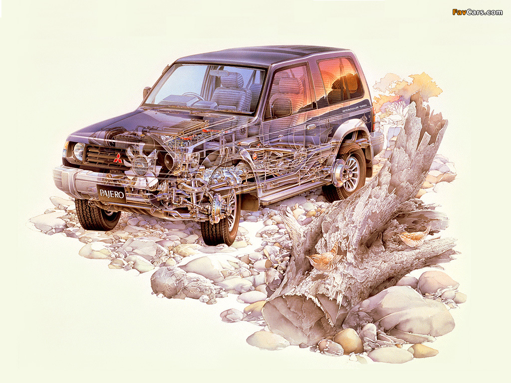 Mitsubishi Pajero Metal Top (II) 1991–99 wallpapers (1024 x 768)