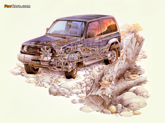 Mitsubishi Pajero Metal Top (II) 1991–99 wallpapers (640 x 480)