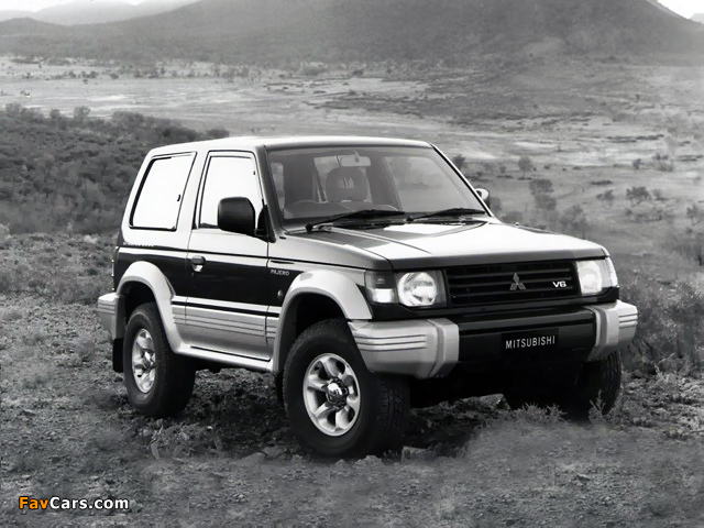 Mitsubishi Pajero Metal Top AU-spec 1991–99 wallpapers (640 x 480)