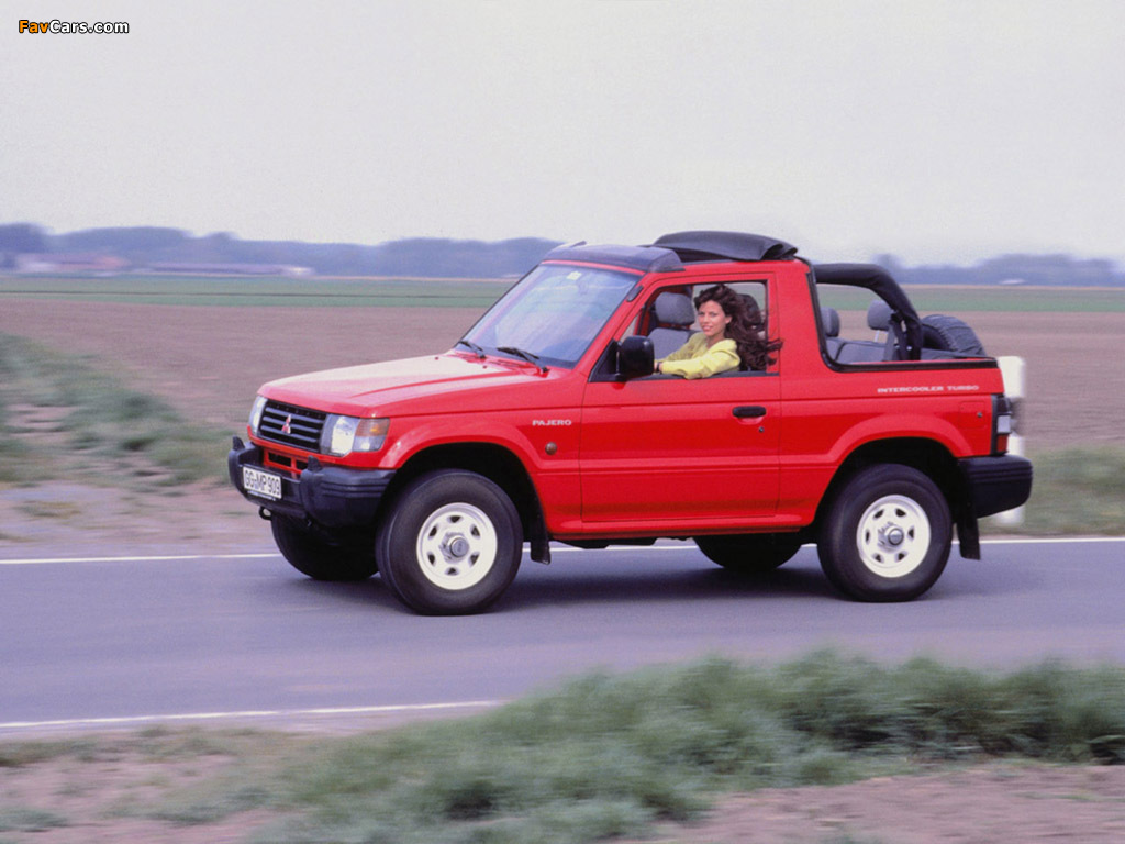 Photos of Mitsubishi Pajero Canvas Top 1991–99 (1024 x 768)