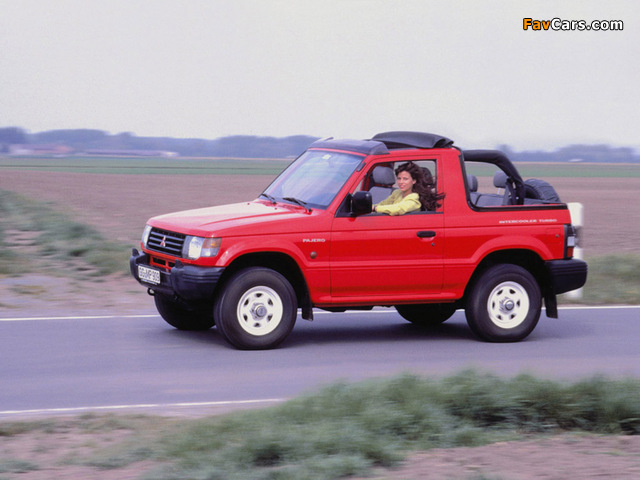 Photos of Mitsubishi Pajero Canvas Top 1991–99 (640 x 480)