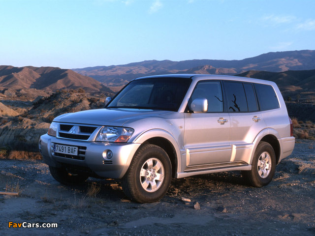 Mitsubishi Pajero 5-door (III) 1999–2006 wallpapers (640 x 480)