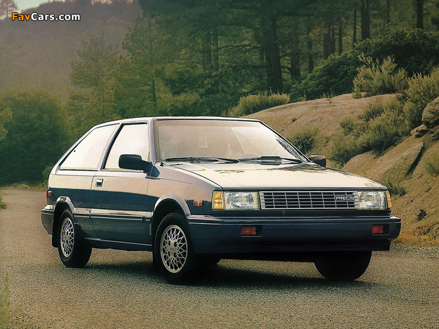 Mitsubishi Precis 3-door 1985–89 wallpapers (640 x 480)