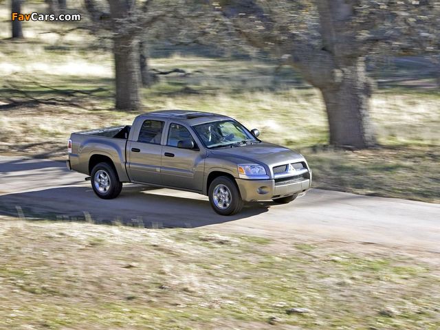 Pictures of Mitsubishi Raider Double Cab 2005–09 (640 x 480)