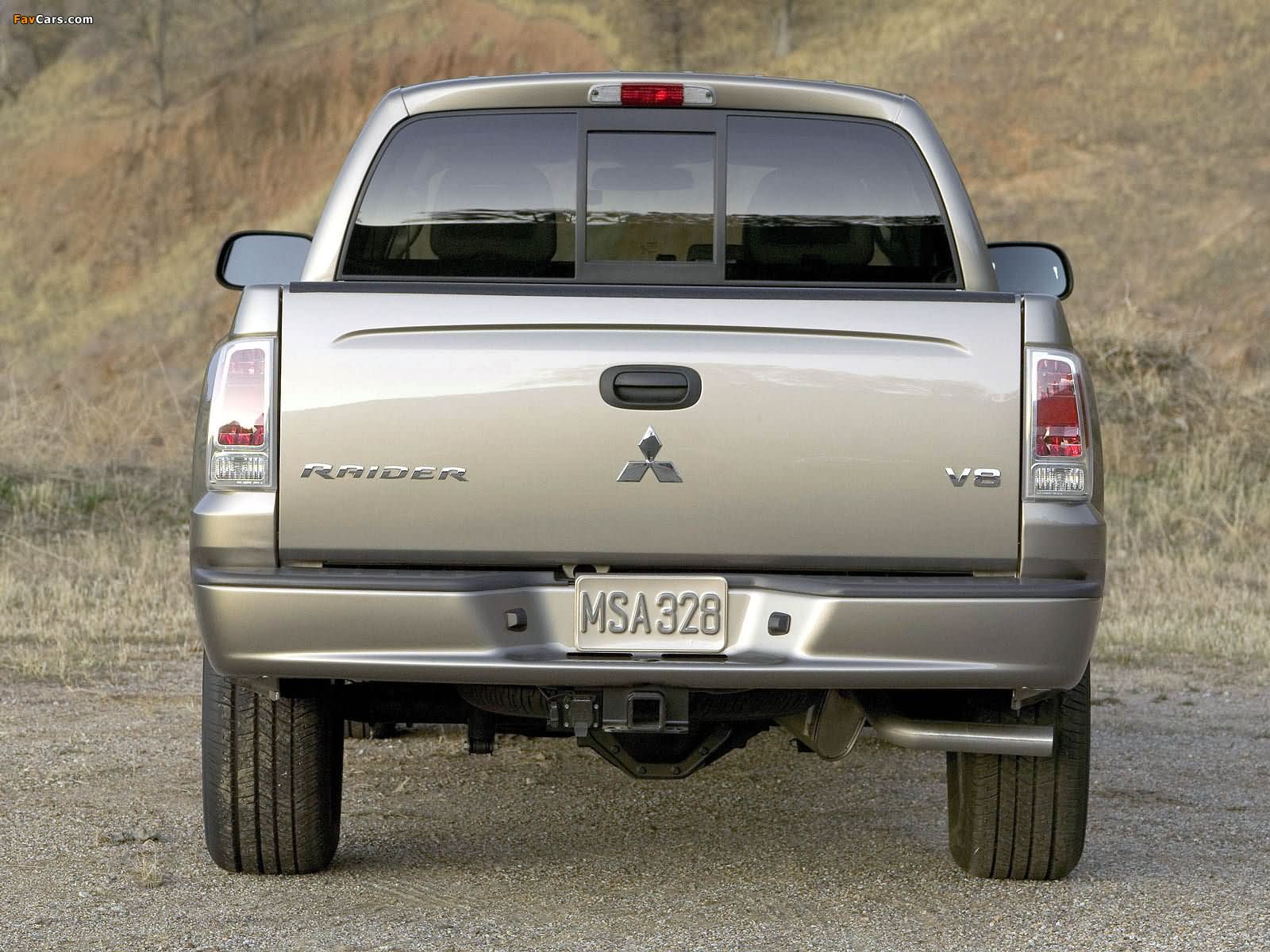 Pictures of Mitsubishi Raider Double Cab 2005–09 (1600 x 1200)