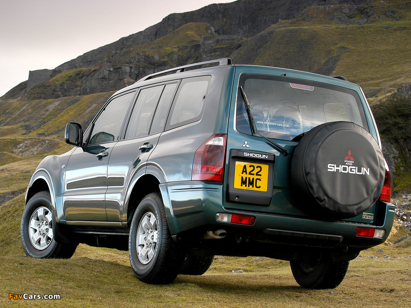 Mitsubishi Shogun 5-door 1999–2006 images (800 x 600)