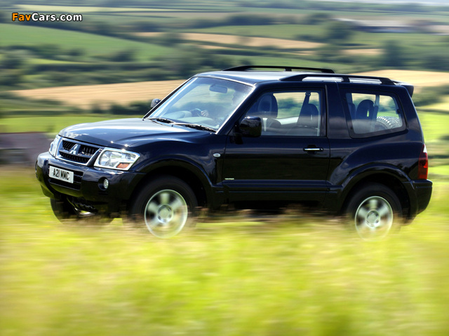 Mitsubishi Shogun 3-door 1999–2006 wallpapers (640 x 480)