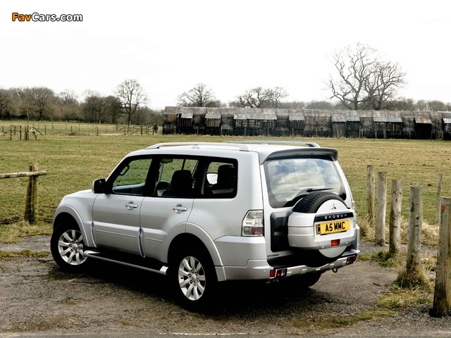 Mitsubishi Shogun 5-door 2006–11 photos (640 x 480)