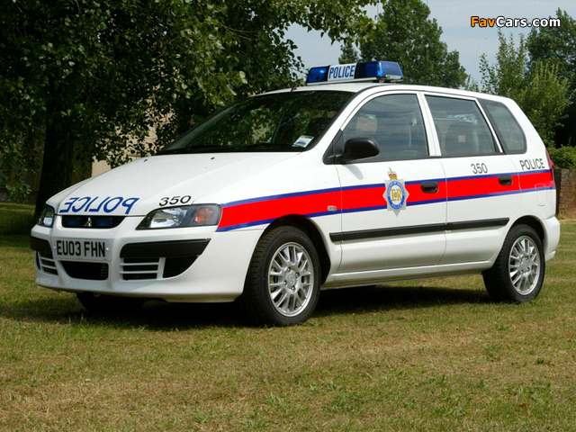 Mitsubishi Space Star Police 2002–05 images (640 x 480)