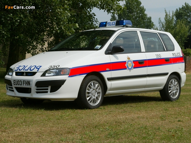 Mitsubishi Space Star Police 2002–05 wallpapers (640 x 480)