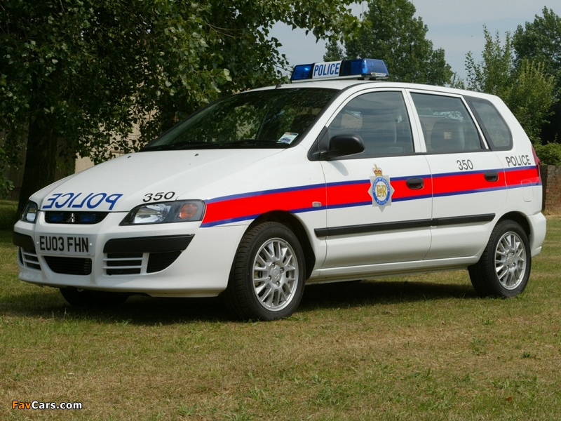 Mitsubishi Space Star Police 2002–05 wallpapers (800 x 600)