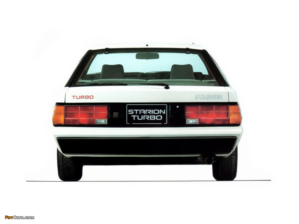 Mitsubishi Starion Turbo GSR-II 1982–87 images (1024 x 768)