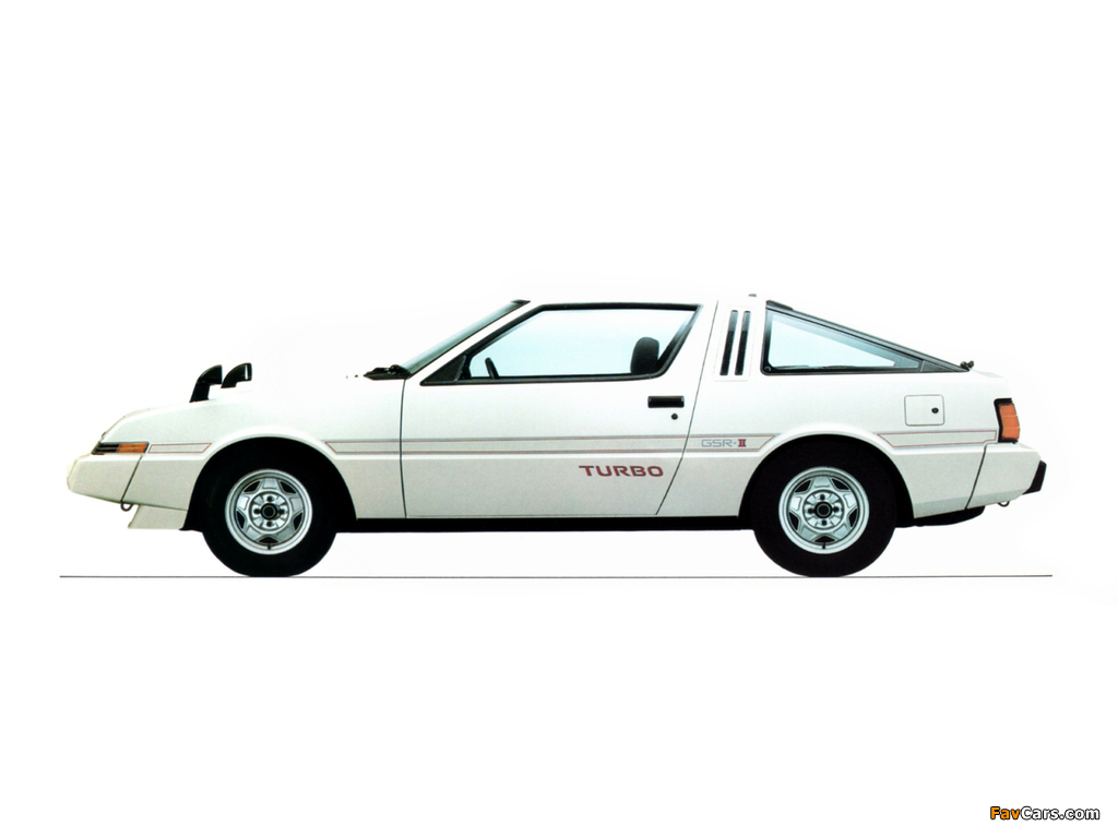 Mitsubishi Starion Turbo GSR-II 1982–87 photos (1024 x 768)