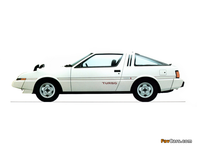Mitsubishi Starion Turbo GSR-II 1982–87 photos (640 x 480)