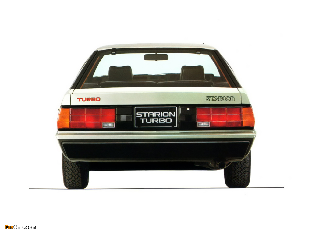 Mitsubishi Starion Turbo GSR-I 1982–84 pictures (1024 x 768)