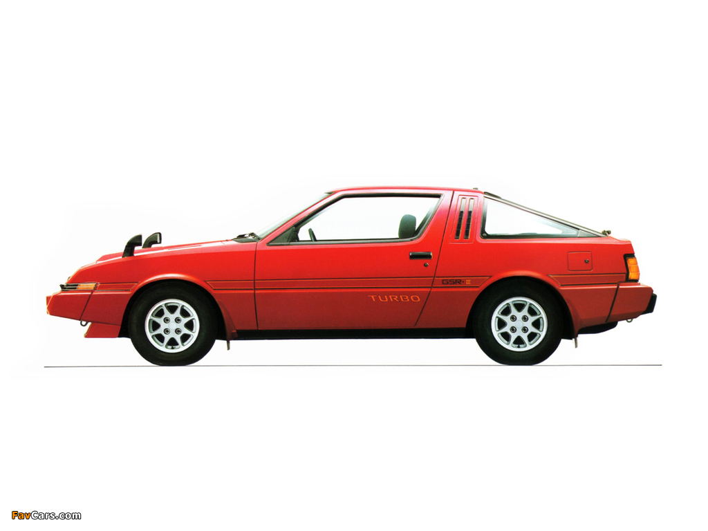 Mitsubishi Starion Turbo GSR-III 1982–87 wallpapers (1024 x 768)