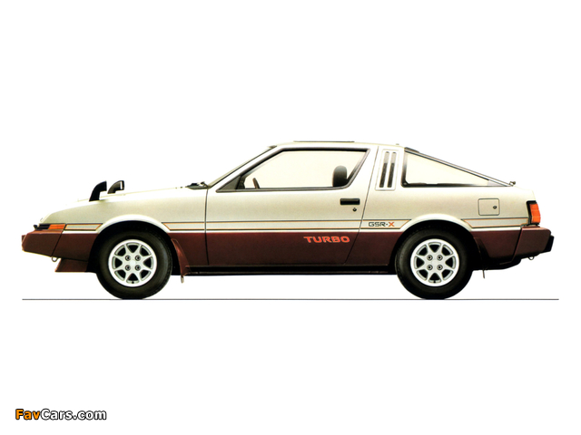 Mitsubishi Starion Turbo GSR-X 1982–87 wallpapers (640 x 480)