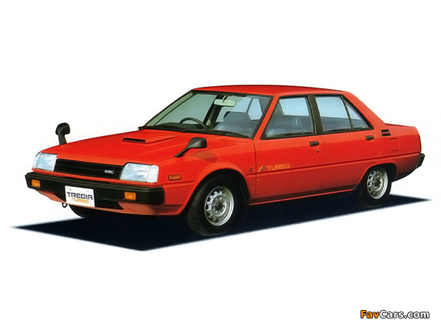 Pictures of Mitsubishi Tredia Turbo 1985–90 (640 x 480)