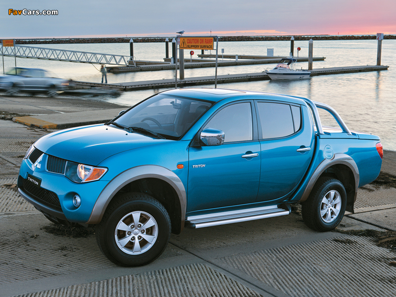 Mitsubishi Triton Double Cab 2006–10 wallpapers (800 x 600)