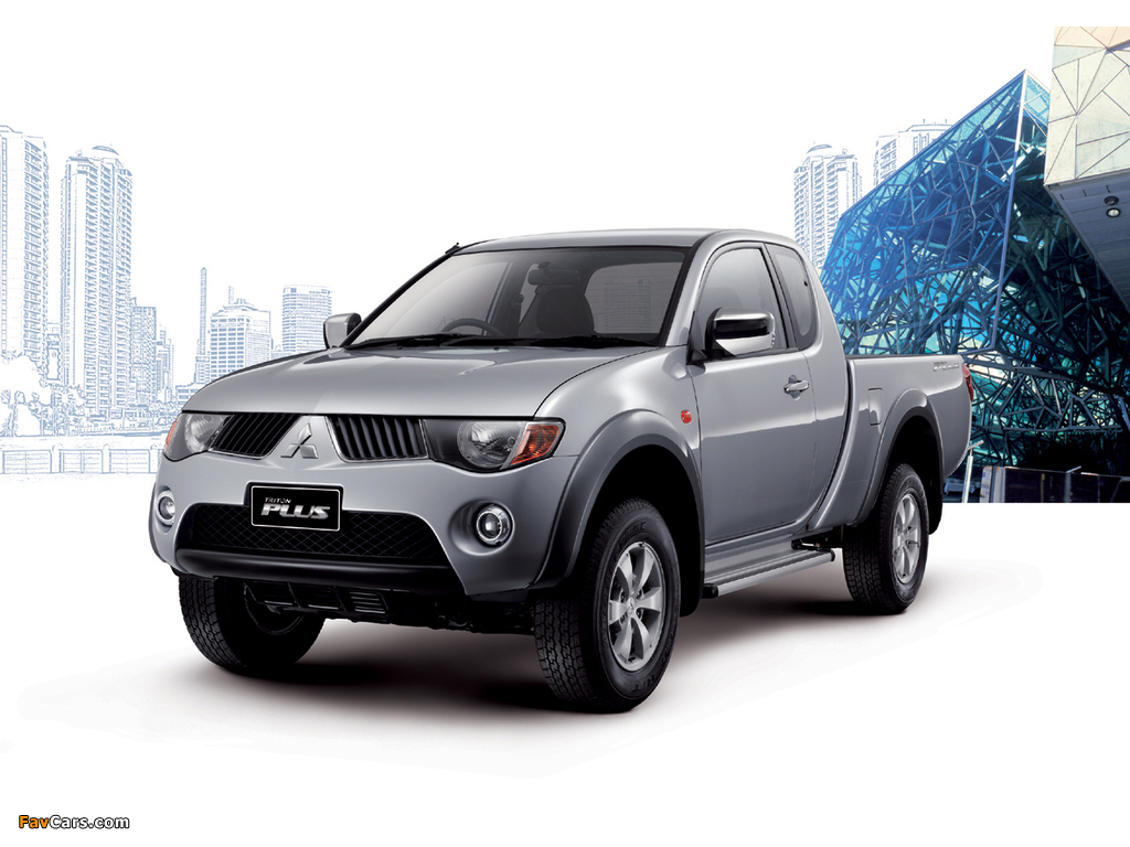 Mitsubishi Triton Plus Club Cab TH-spec 2006–10 wallpapers (1024 x 768)