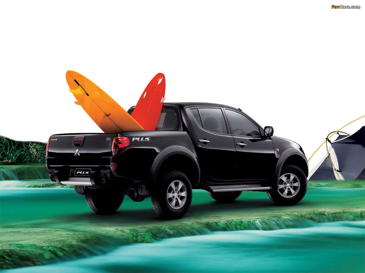 Pictures of Mitsubishi Triton Plus Double Cab TH-spec 2006–10 (1280 x 960)