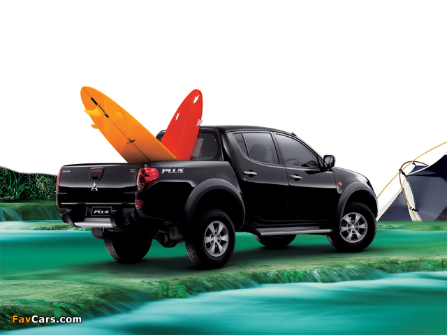 Pictures of Mitsubishi Triton Plus Double Cab TH-spec 2006–10 (640 x 480)