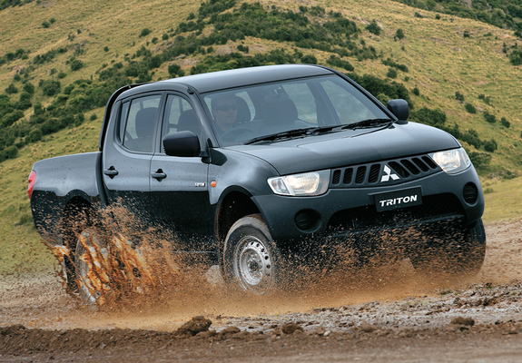 Mitsubishi Triton GLX Double Cab AU-spec 2006–10 wallpapers