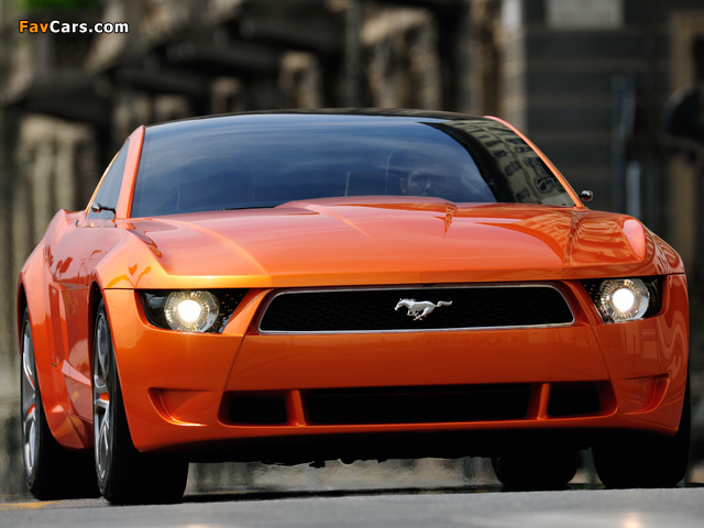 Mustang Giugiaro Concept 2006 photos (640 x 480)