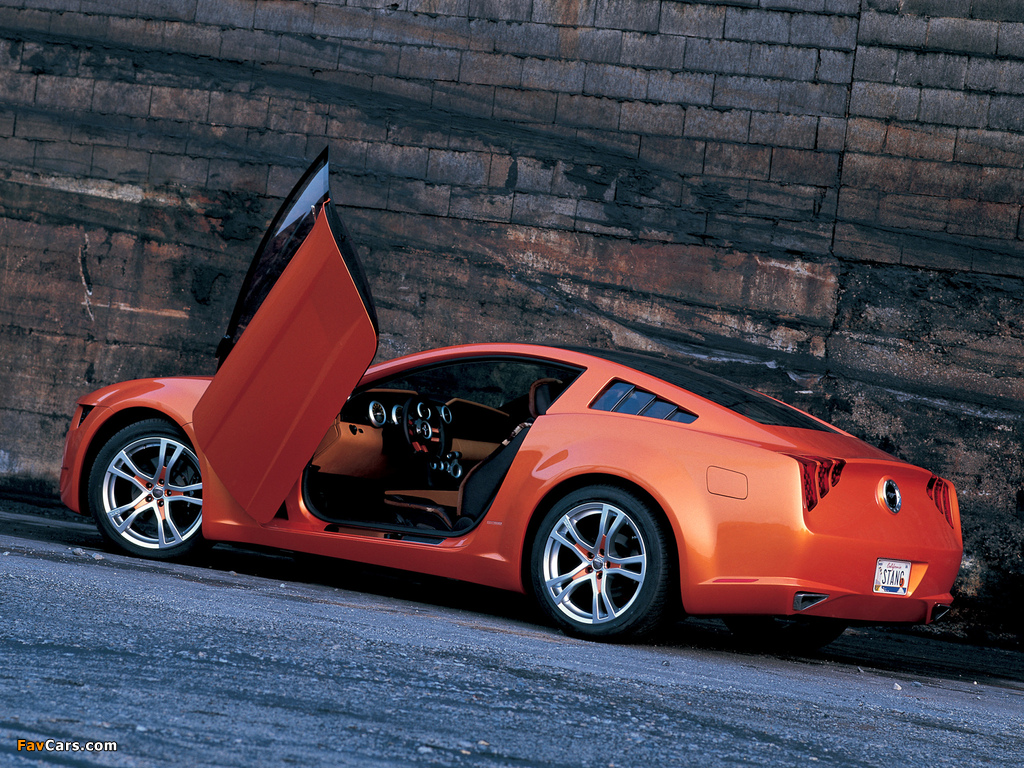 Mustang Giugiaro Concept 2006 wallpapers (1024 x 768)