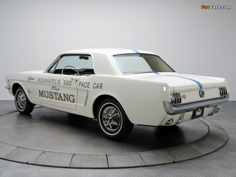 Images of Mustang Hardtop Coupe Indy 500 Pace Car 1964 (800 x 600)