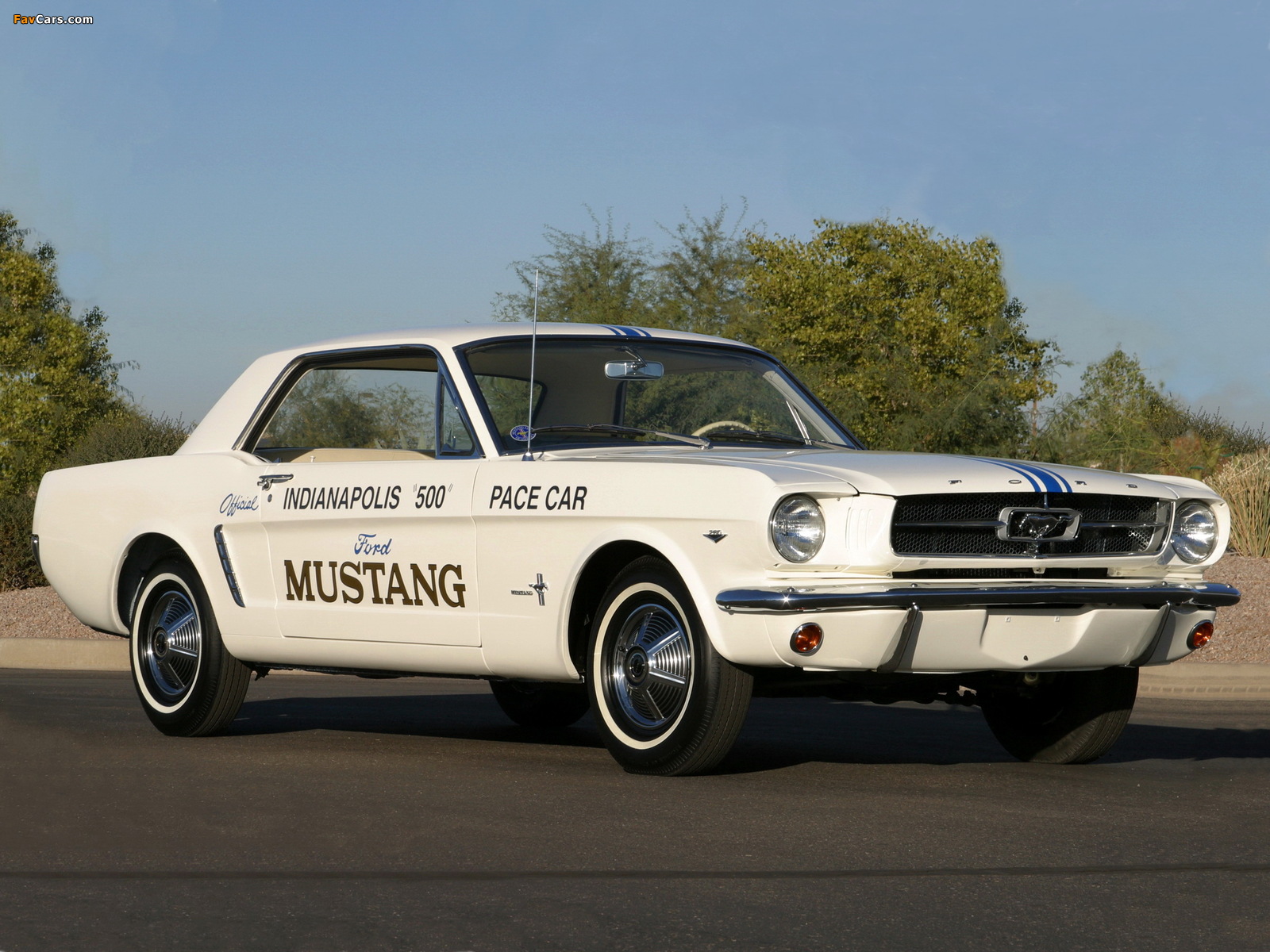 Images of Mustang Hardtop Coupe Indy 500 Pace Car 1964 (1600 x 1200)