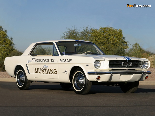 Images of Mustang Hardtop Coupe Indy 500 Pace Car 1964 (640 x 480)