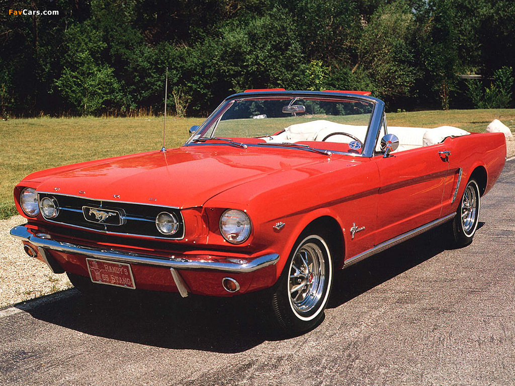 Images of Mustang Convertible 1965 (1024 x 768)