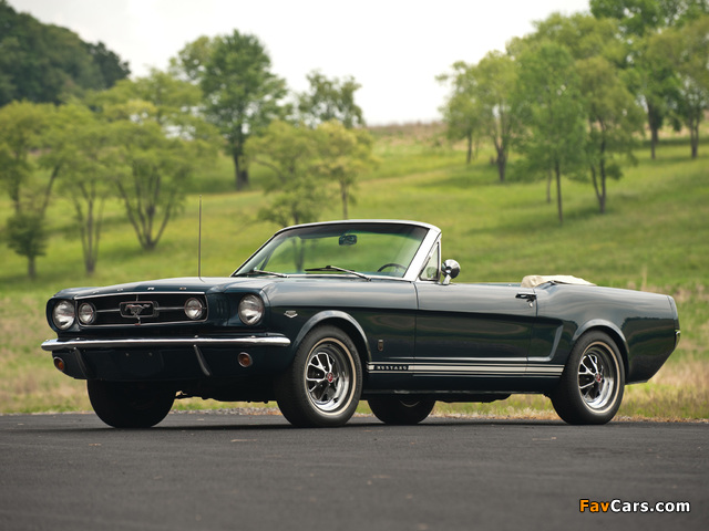 Images of Mustang GT Convertible 1965 (640 x 480)