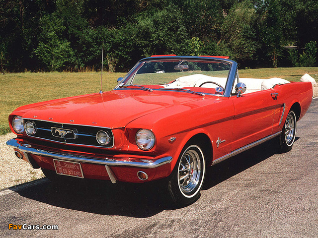 Images of Mustang Convertible 1965 (640 x 480)