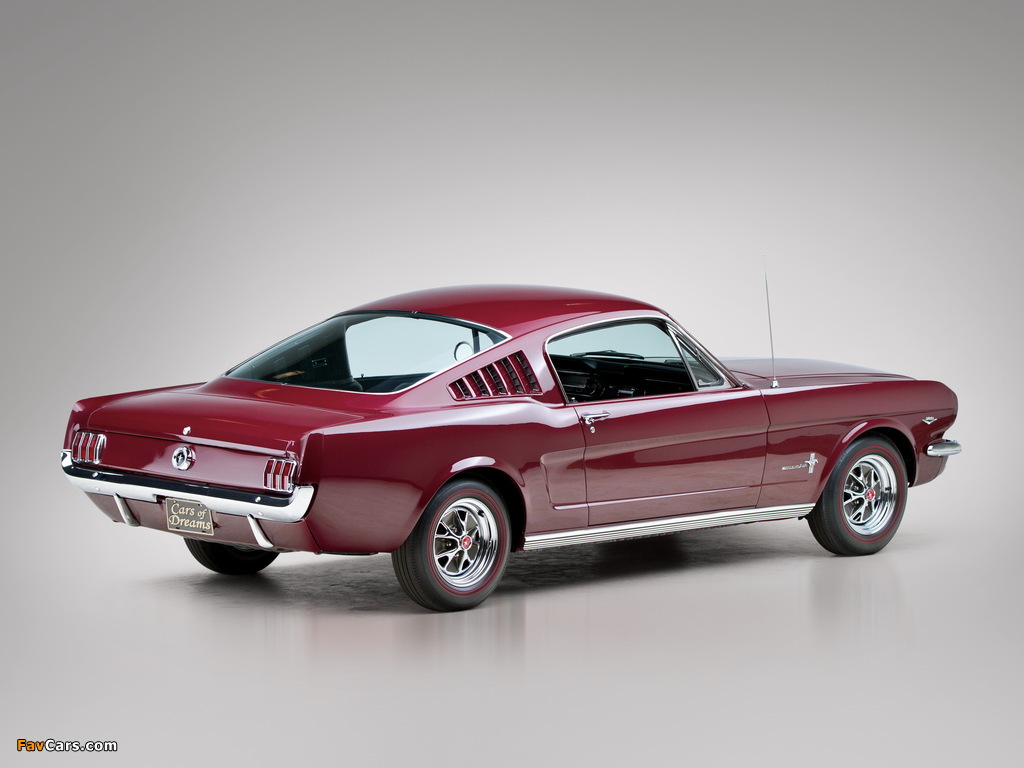 Images of Mustang Fastback 1965 (1024 x 768)