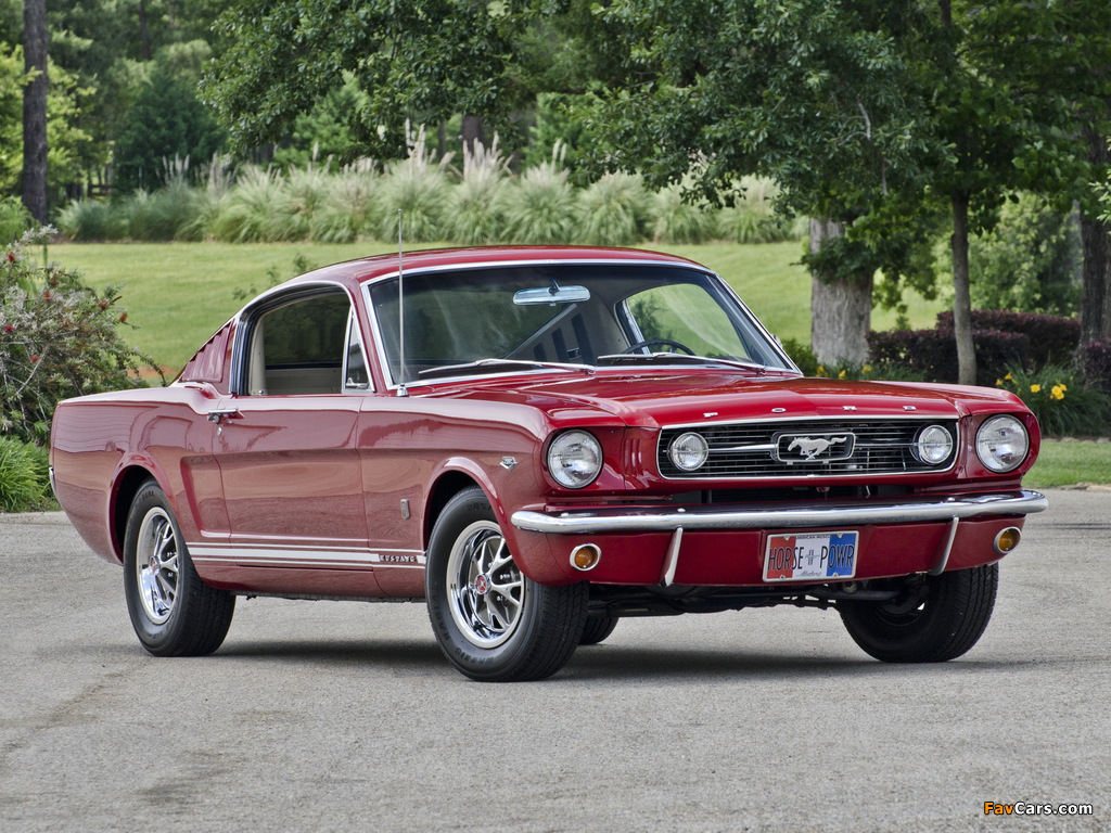 Images of Mustang GT Fastback 1966 (1024 x 768)