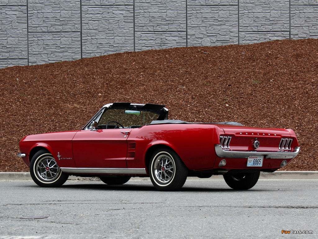 Images of Mustang Convertible 1967 (1024 x 768)