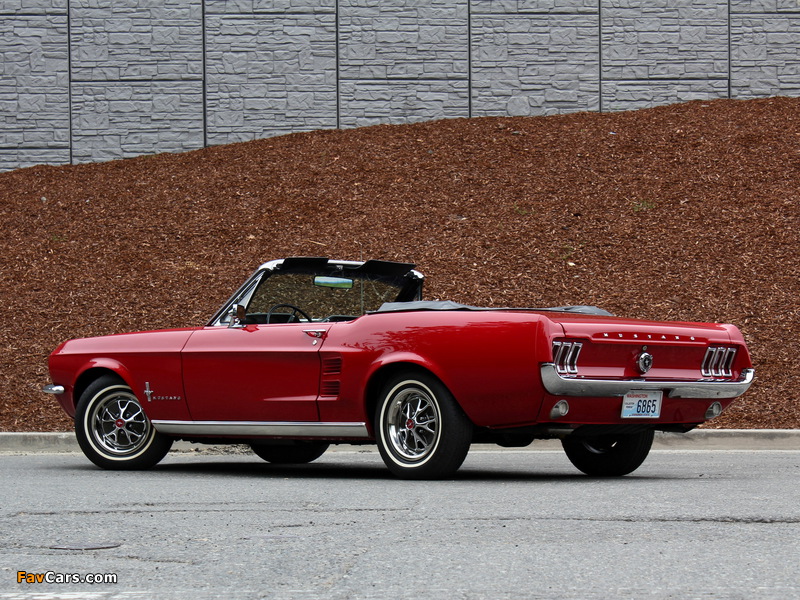 Images of Mustang Convertible 1967 (800 x 600)