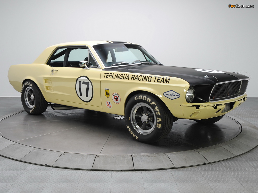Images of Mustang Coupe Race Car (65B) 1967 (1024 x 768)