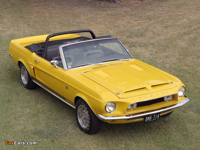 Images of Shelby GT500 KR Convertible 1968 (640 x 480)