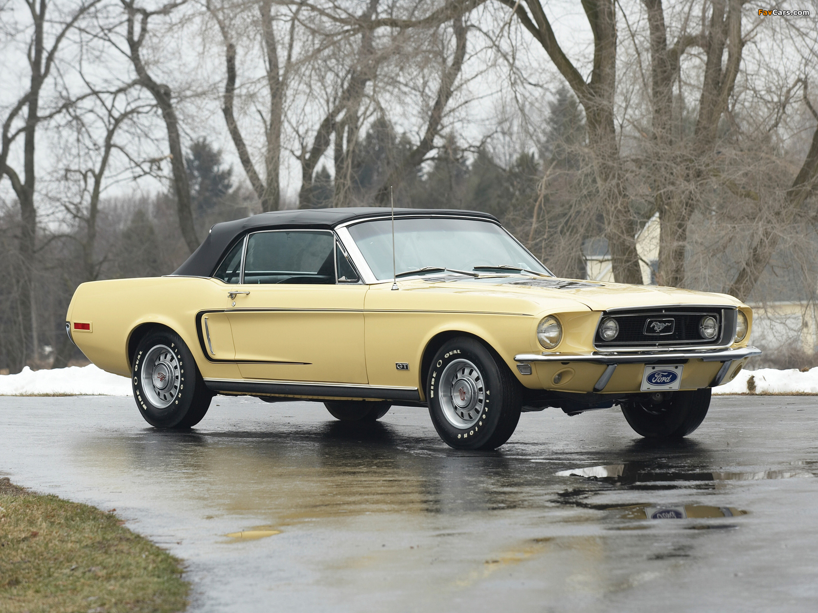 Images of Mustang GT Convertible 1968 (1600 x 1200)