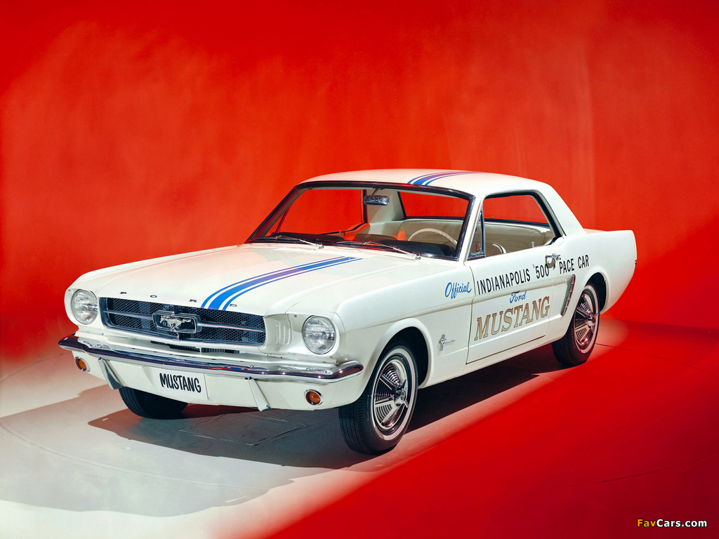 Mustang Hardtop Coupe Indy 500 Pace Car 1964 images (1024 x 768)