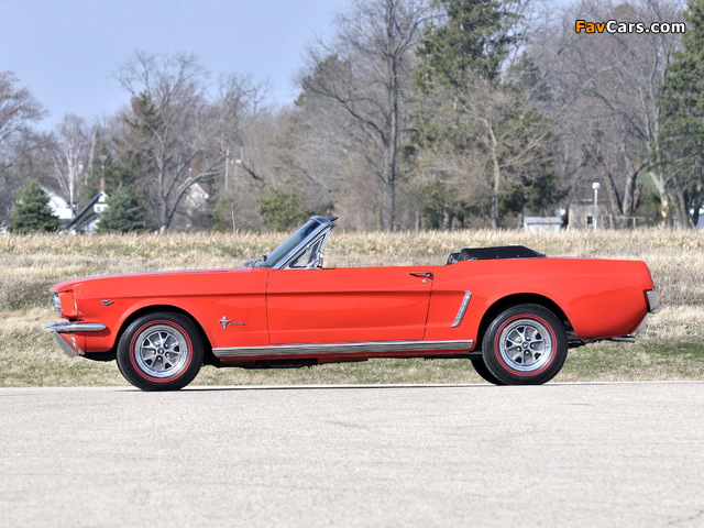 Mustang 260 Convertible 1964 photos (640 x 480)