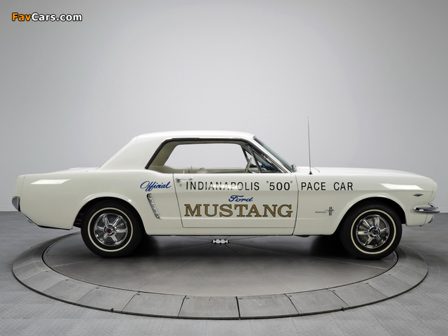 Mustang Coupe Indy 500 Pace Car 1964 photos (640 x 480)
